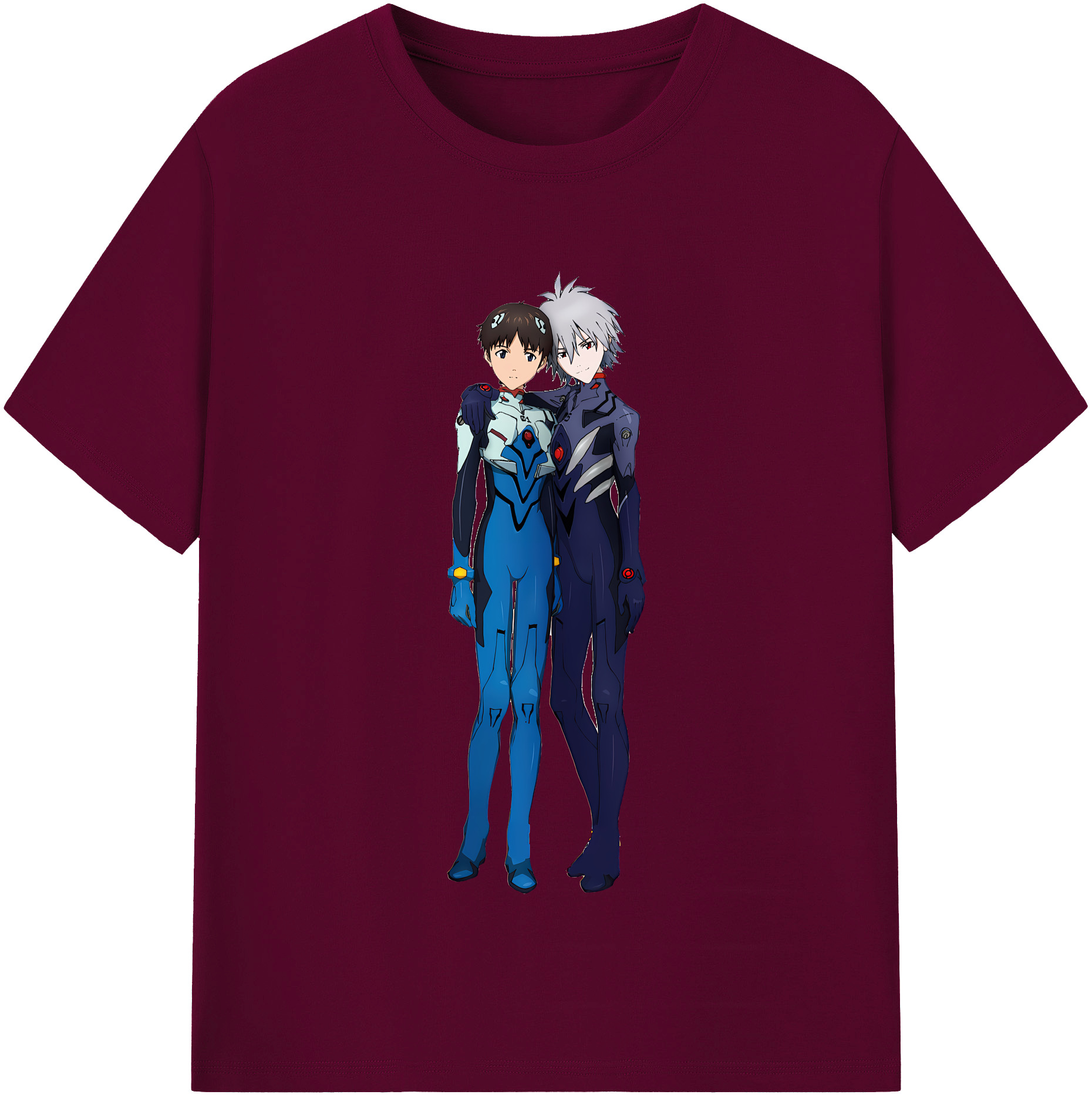 （画像用） EVA 新世紀エヴァンゲリオン レディースカジュアルプリントTシャツ（綿100％）